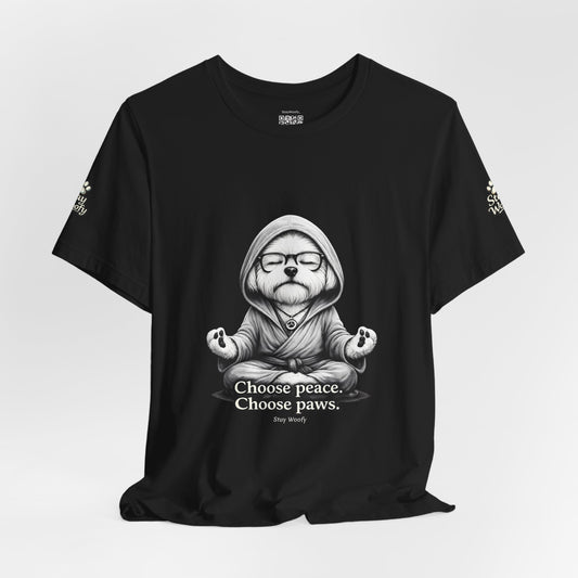 Choose Peace, Choose Paws – Funny Dog Lover T-Shirt