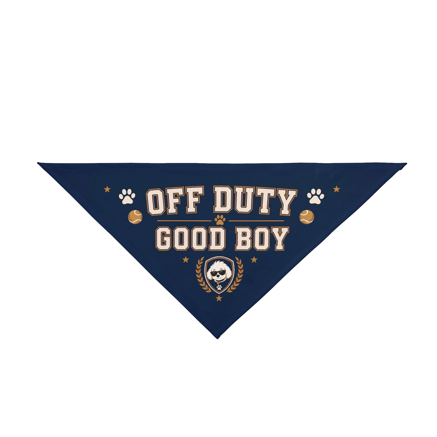 Off Duty Good Boy Pet Bandana — Dog Bandana