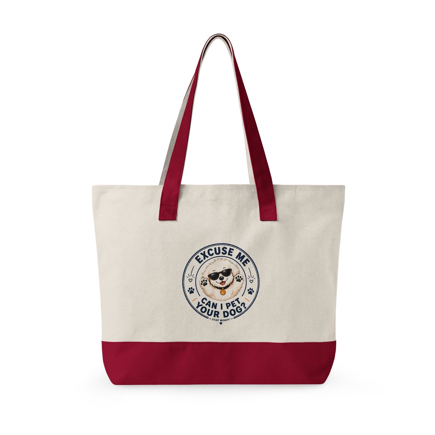 Excuse Me Can I Pet Your Dog? Everyday Tote Bag