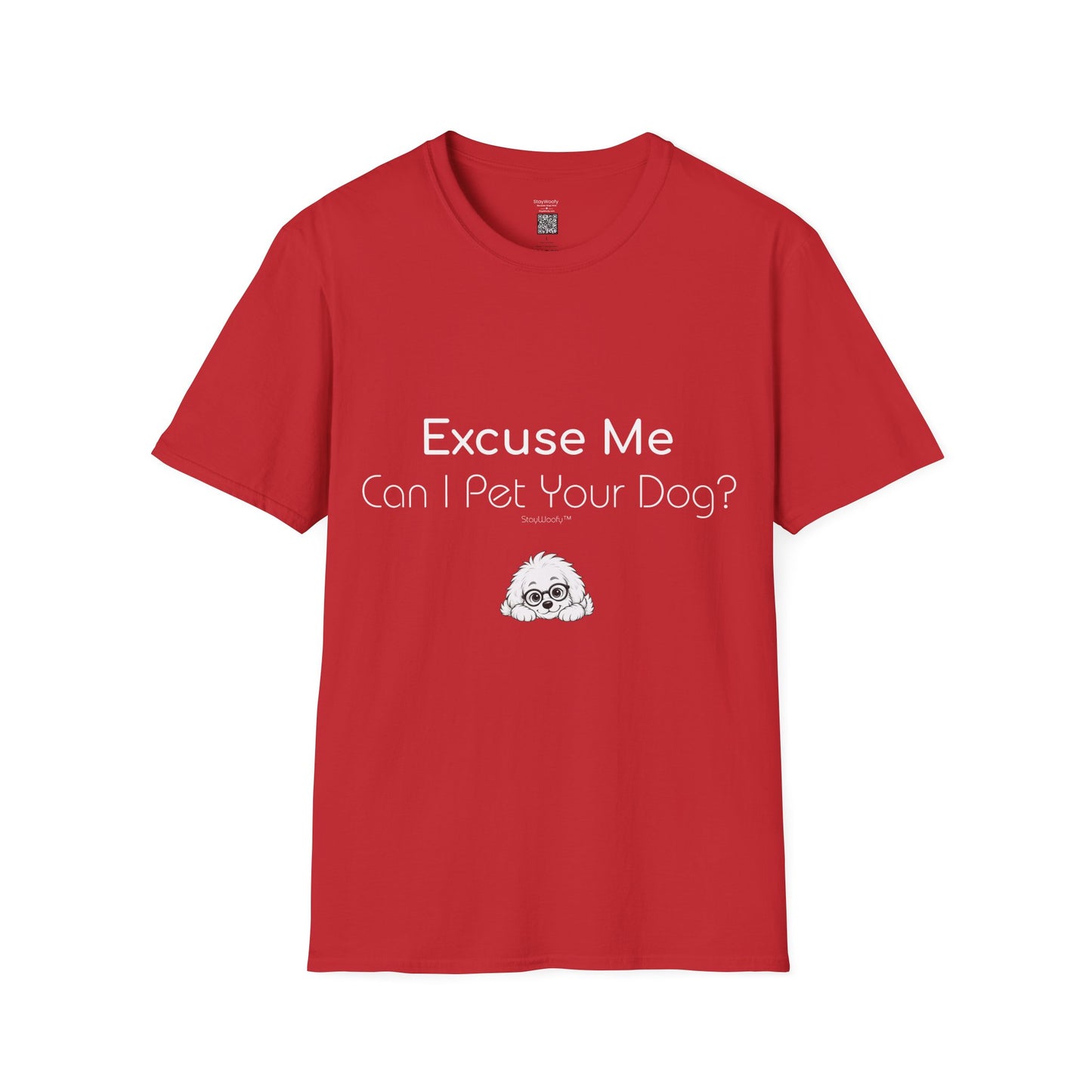 Peekaboo Woofy: Excuse Me, Can I Pet Your Dog - T-Shirt