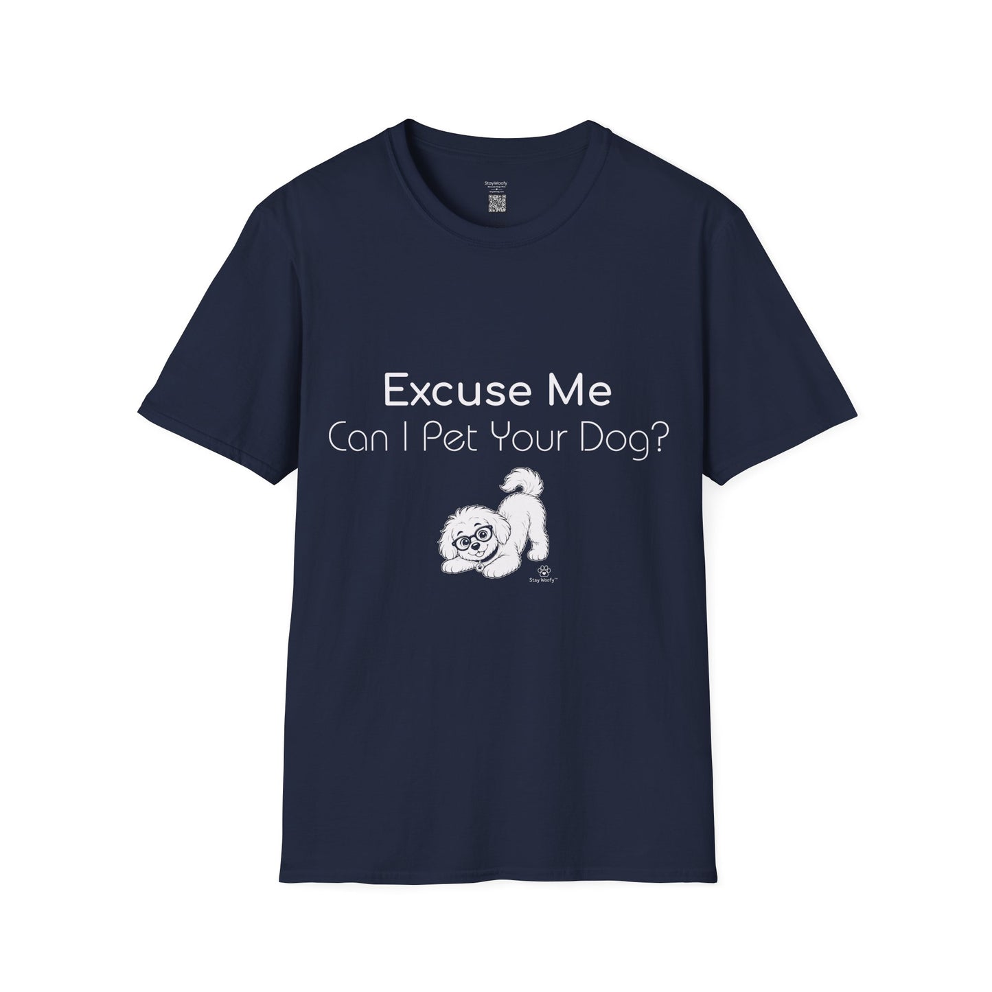 Playful Woofy: Excuse Me, Can I Pet Your Dog - T-Shirt