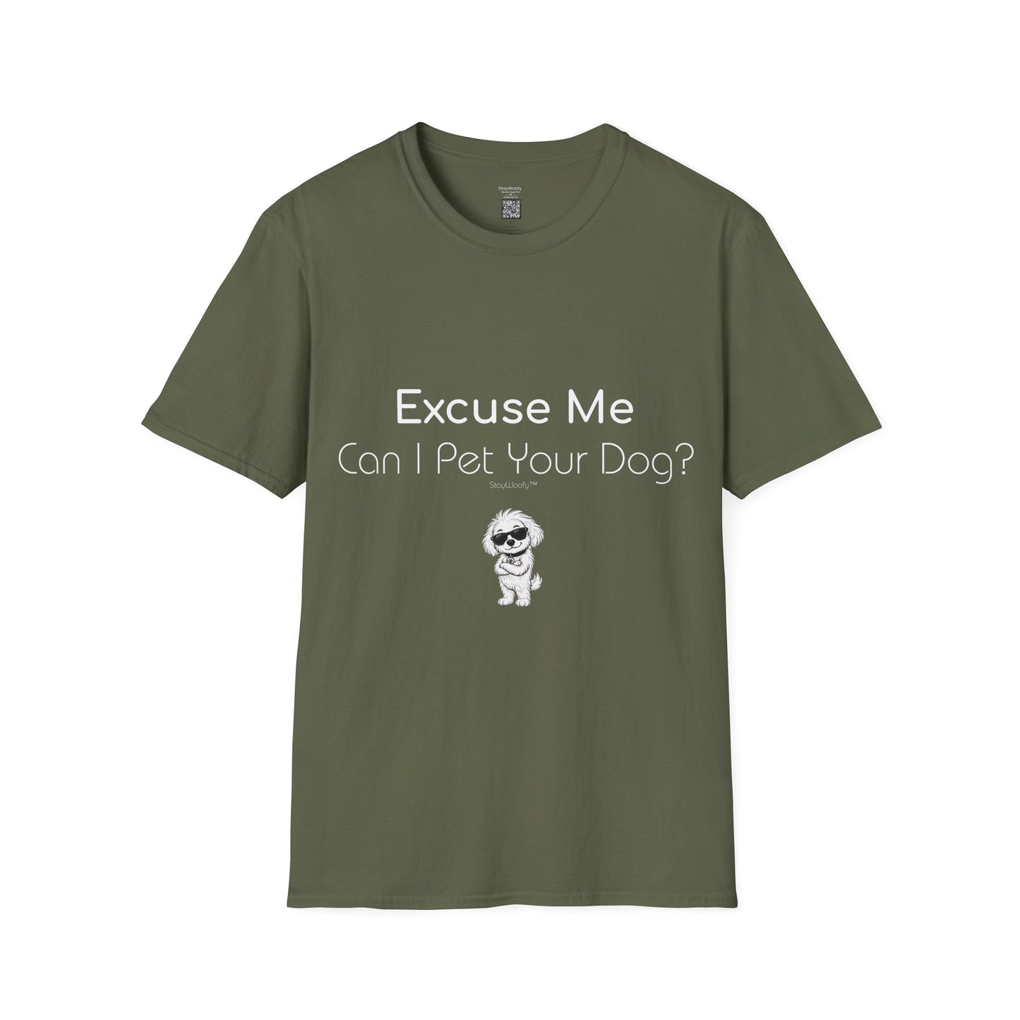 Cool Woofy: Excuse Me, Can I Pet Your Dog - T-Shirt