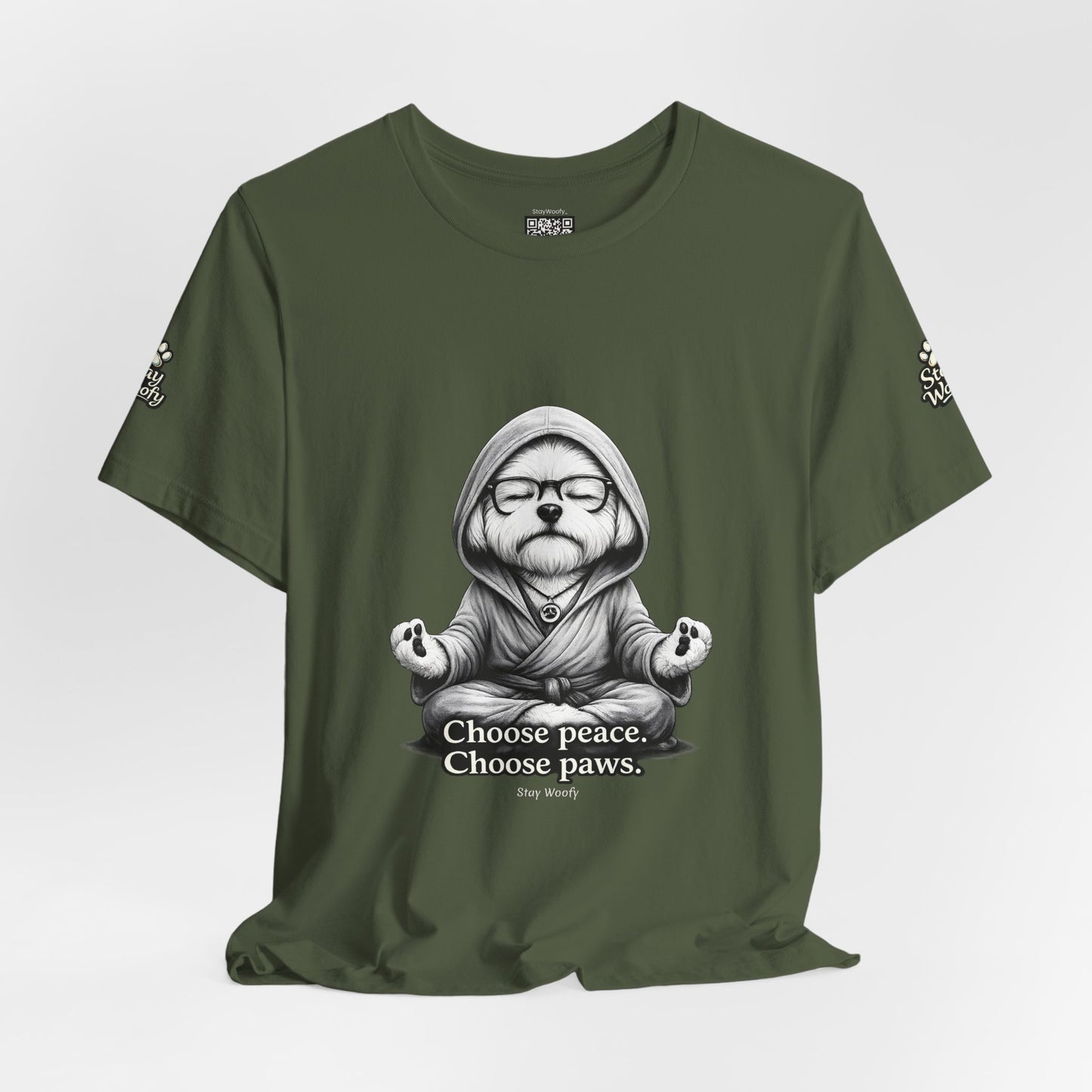 Choose Peace, Choose Paws – Funny Dog Lover T-Shirt