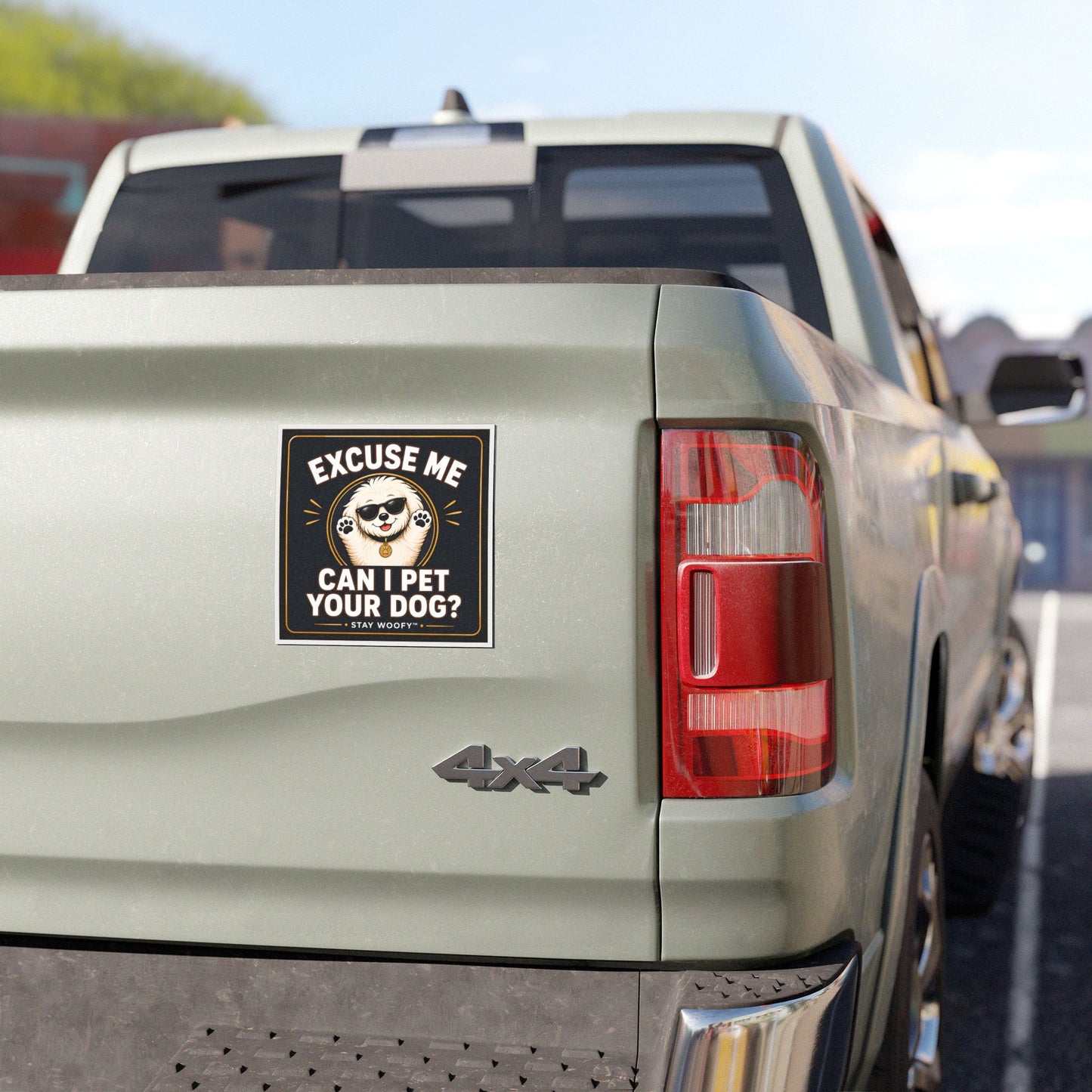 Car Magnet — “Excuse Me Can I Pet Your Dog?”