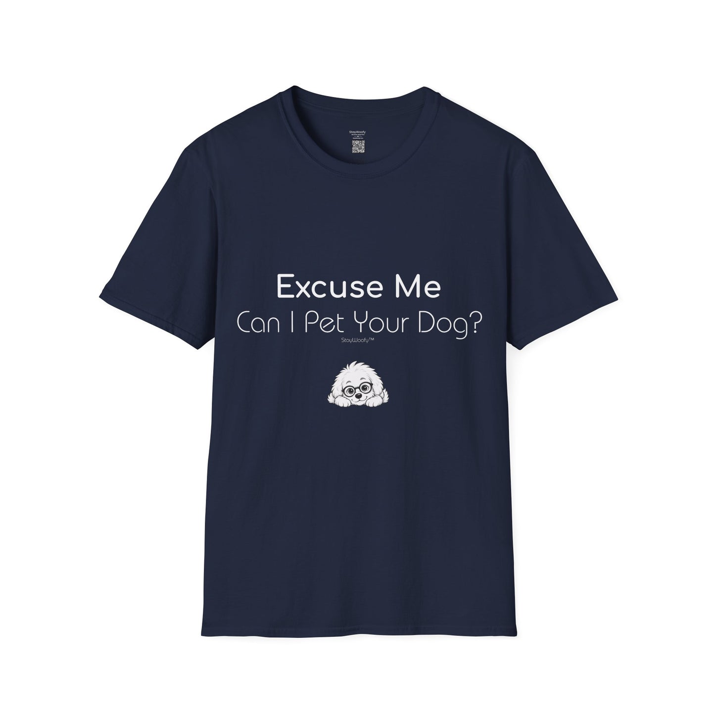 Peekaboo Woofy: Excuse Me, Can I Pet Your Dog - T-Shirt