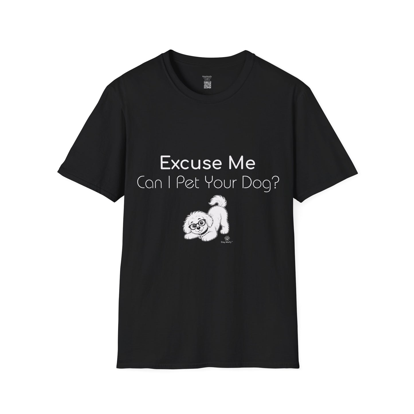Playful Woofy: Excuse Me, Can I Pet Your Dog - T-Shirt