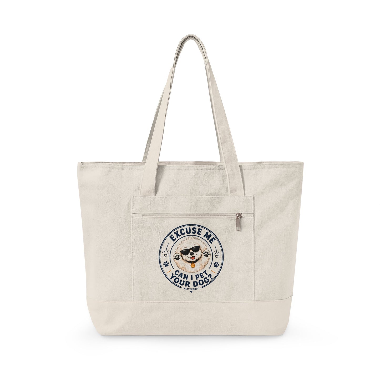 Excuse Me Can I Pet Your Dog? Everyday Tote Bag