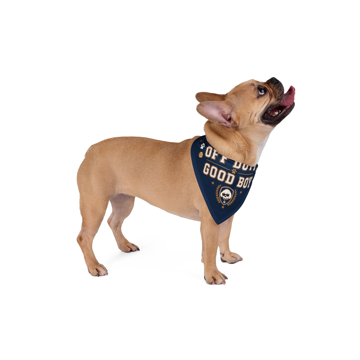 Off Duty Good Boy Pet Bandana — Dog Bandana