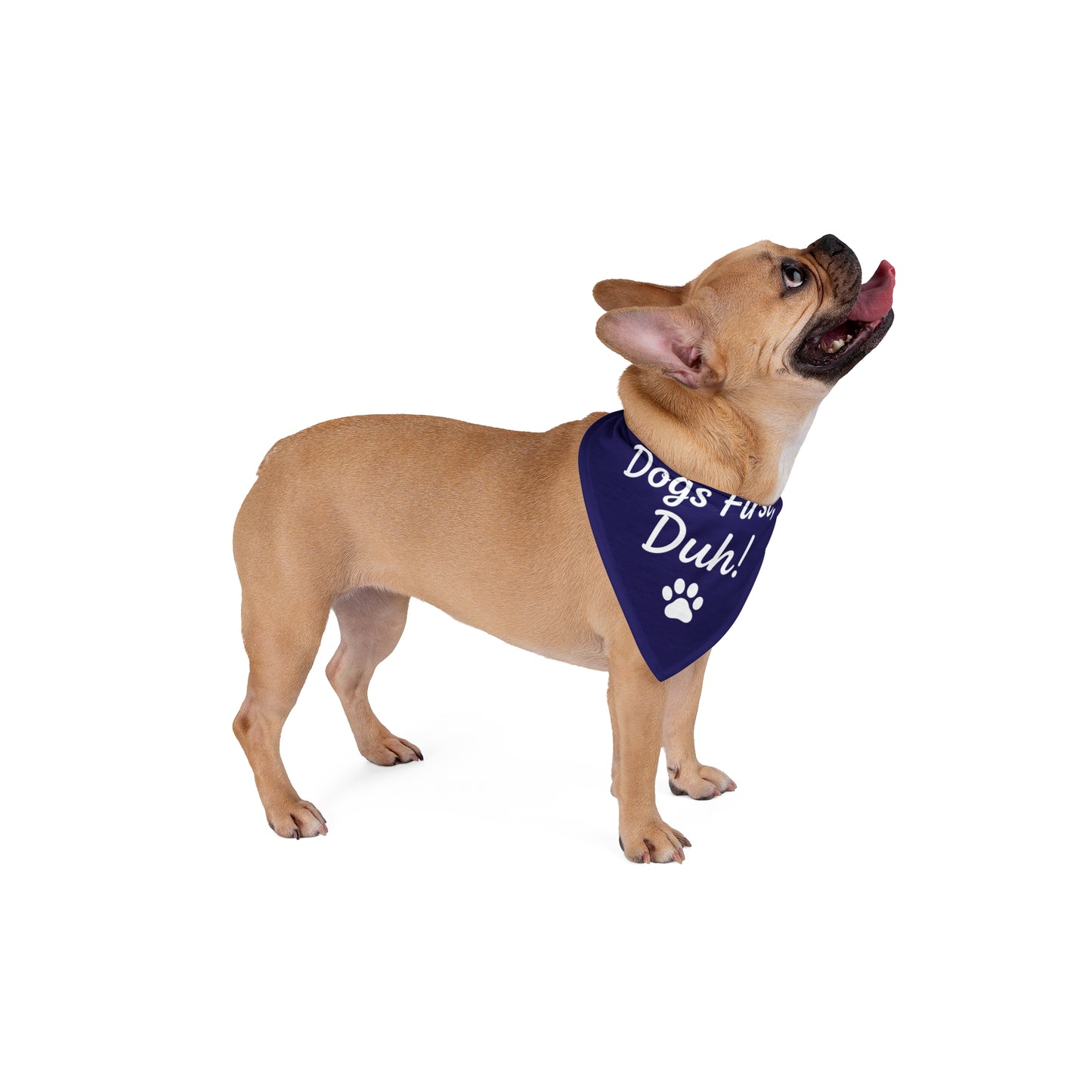 Dogs First, Duh Navy— Dog Bandana