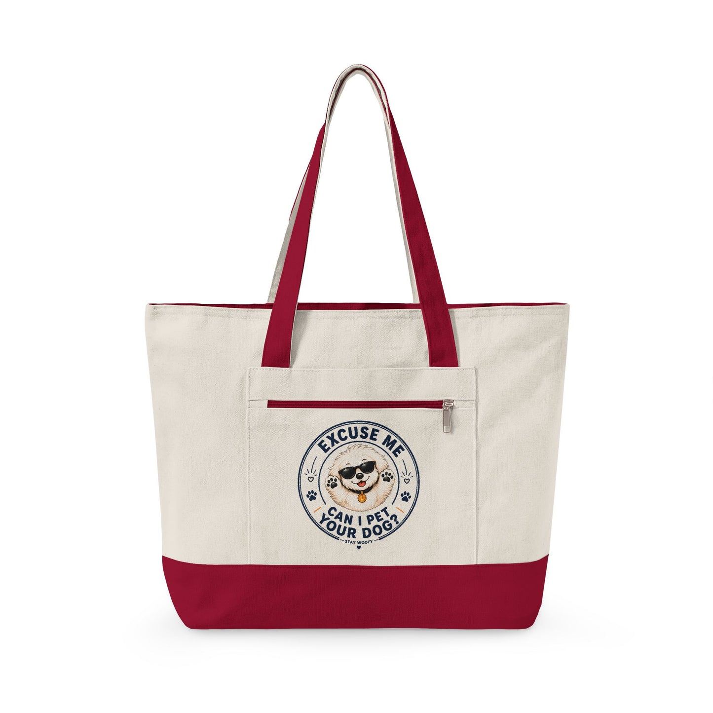 Excuse Me Can I Pet Your Dog? Everyday Tote Bag
