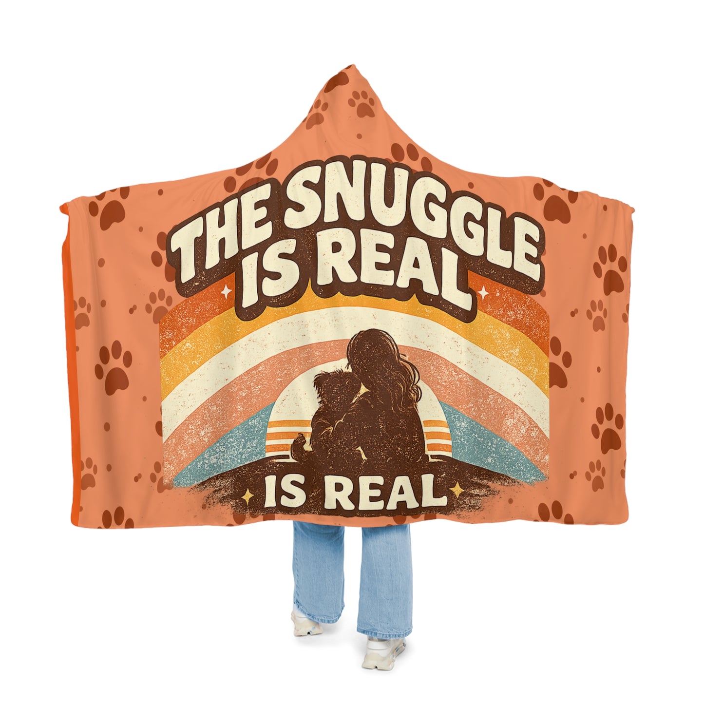 The Snuggle Is Real, Hooded Blanket
