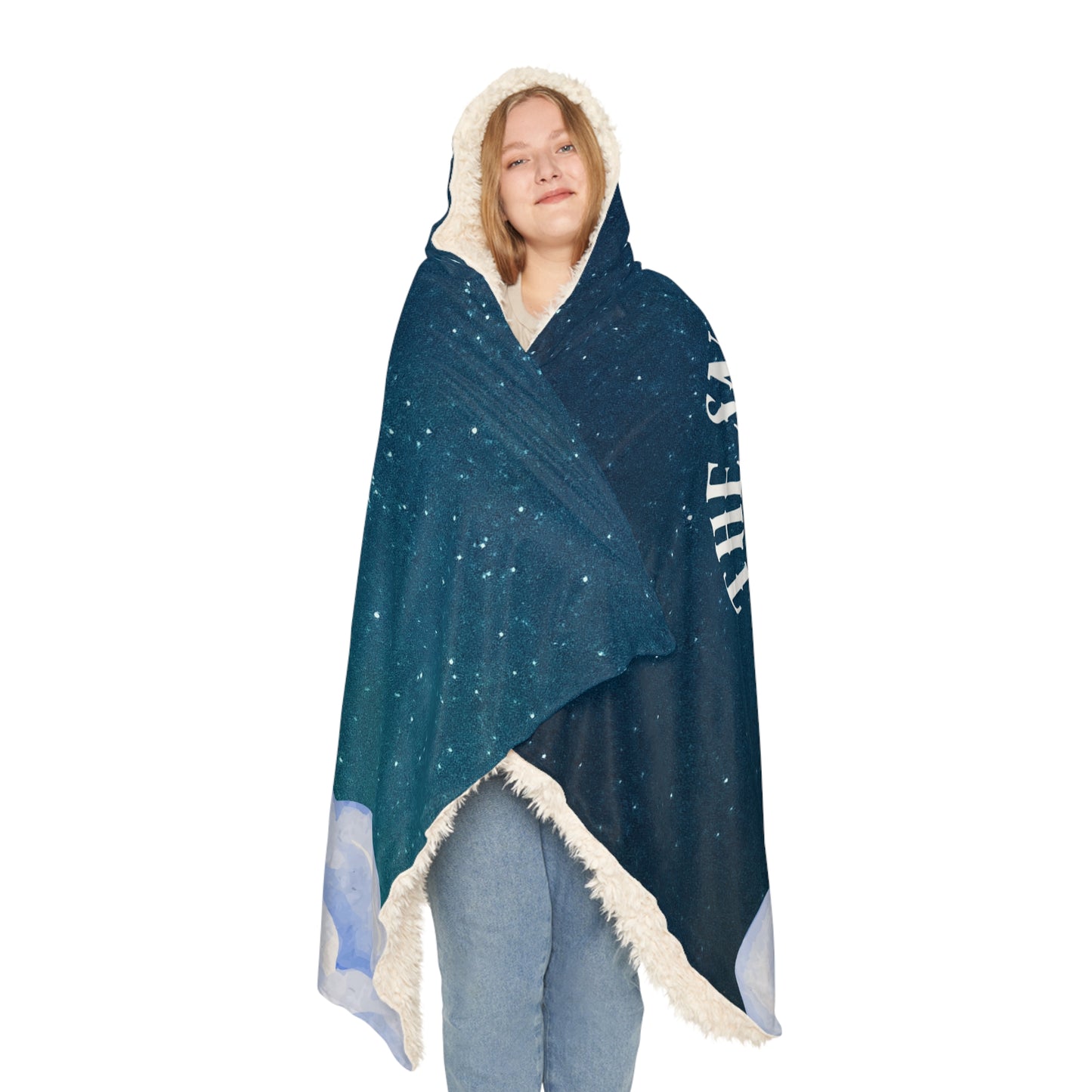 The Snuggle Is Real Hooded Blanket Sherpa or Microfiber