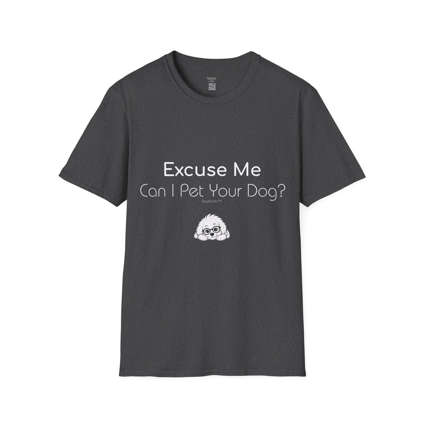 Peekaboo Woofy: Excuse Me, Can I Pet Your Dog - T-Shirt