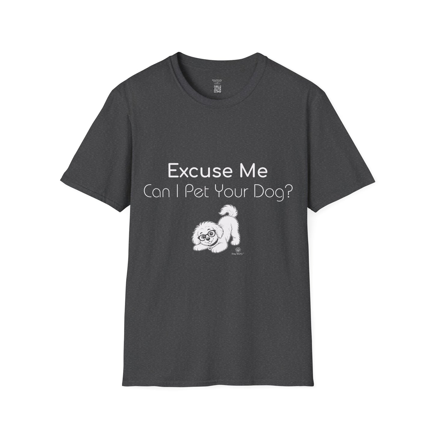 Playful Woofy: Excuse Me, Can I Pet Your Dog - T-Shirt